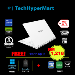 HP Omen Transcend 16-u0064TX-32-2-W11P-EPP 16" Laptop/ Notebook (i9-13900HX, 32GB, 2TB, NV RTX4070, W11P, Off H&S, 240Hz)
