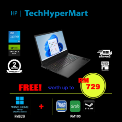 HP Omen 16-wf0120TX 16.1" Laptop/ Notebook (i5-13500HX, 16GB, 512GB, NV RTX4050, W11H, 165Hz)