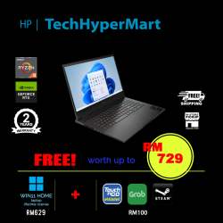 HP Omen 16-xf0026AX 16.1" Laptop/ Notebook (Ryzen 9 7940HS, 16GB, 1TB, NV RTX4070, W11H, 240Hz)