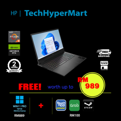 HP Omen 16-xf0026AX-W11P 16.1" Laptop/ Notebook (Ryzen 9 7940HS, 16GB, 1TB, NV RTX4070, W11P, 240Hz)