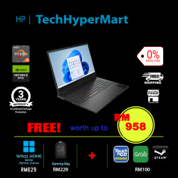 HP Omen 16-xf0026AX-32-2-W11-EPP 16.1" Laptop/ Notebook (Ryzen 9 7940HS, 32GB, 2TB, NV RTX4070, W11H, 240Hz)