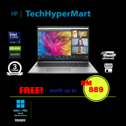 HP ZBook Firefly G11 A7KW8PT 16" Laptop/ Notebook (Ultra 5 125H, 16GB, 512GB, NV RTX A500, W11P)