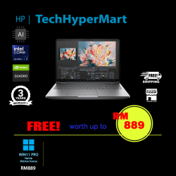 HP ZBook Fury G1i C1KZ6PT 16" Laptop/ Notebook (Ultra 7 255HX, 32GB, 1TB, NV RTX PRO 2000, W11P, AI)