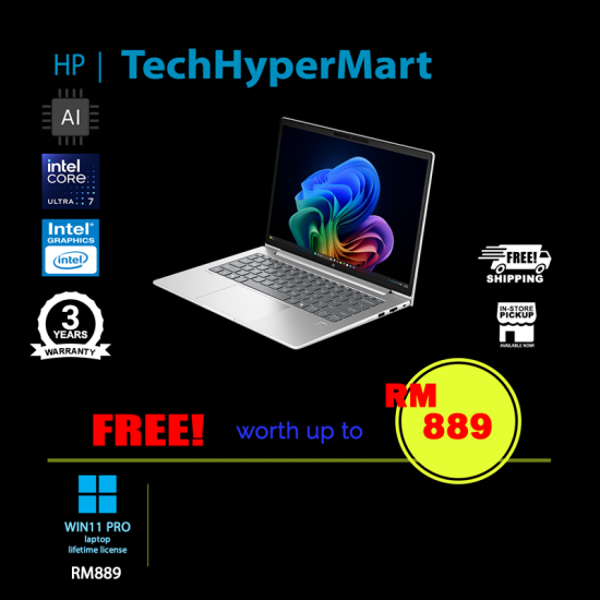 HP ProBook 4 G2i DF4Z5AT 14" Laptop/ Notebook (Ultra 7 355, 16GB, 512GB, Intel, W11P, AI)