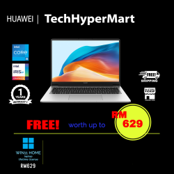 Huawei Matebook D14 2023 53013TDT 14" Laptop/ Notebook (i5-1240P, 16GB, 512GB, Intel Iris Xe, W11H)