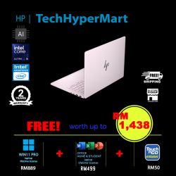 HP OmniBook 7 NGAI 14-hg0052TU-W11P 14" Laptop/ Notebook (Ultra 5 325, 16GB, 512GB, Intel, W11P, Off Home 2024 + Off 365 Basic, AI)