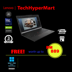 Lenovo ThinkPad P14s Gen 5 21G2004DMY 14.5" Laptop/ Notebook (Ultra 7 155H, 16GB, 512GB, NV RTX500, W11P, AI Chip)