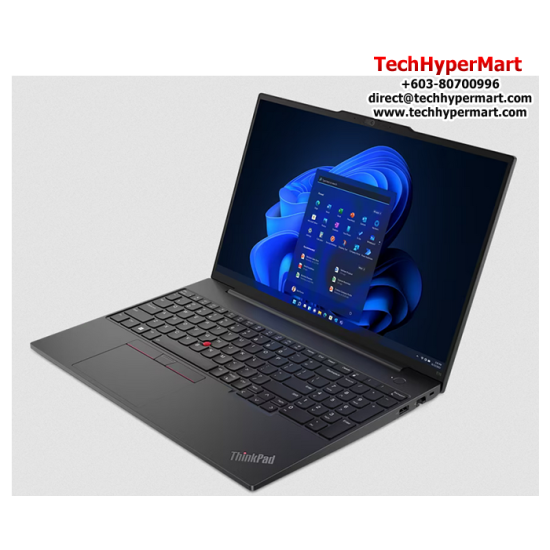 Lenovo ThinkPad E16 Gen 1 21JN0051MY-40-W11 16" Laptop/ Notebook (i5-1335U, 40GB, 512GB, Intel Iris Xe, W11P)