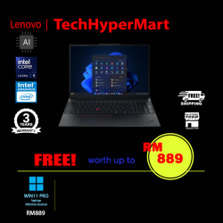 Lenovo ThinkPad E16 Gen 3 21SR0006MA 16" Laptop/ Notebook (Ultra 5 225U, 16GB, 512GB, Integrated, W11P, AI Chip)