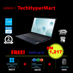 Lenovo IdeaPad 3 15IAU7 82RK00SQMJ-12-W11 15.6" Laptop/ Notebook (i3-1215U, 12GB, 512GB, Intel, W11H, Off H&S)