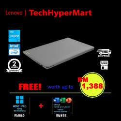 Lenovo IdeaPad 3 15IAU7 82RK00SRMJ-W11P 15.6" Laptop/ Notebook (i3-1215U, 8GB, 512GB, Intel, W11P, Off H&S)
