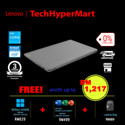 Lenovo IdeaPad 3 15IAU7 82RK00SRMJ-12-1-W11-EPP 15.6" Laptop/ Notebook (i3-1215U, 12GB, 1TB, Intel, W11H, Off H&S)