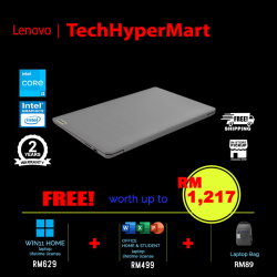 Lenovo IdeaPad 3 15IAU7 82RK00SRMJ-12-1-W11 15.6" Laptop/ Notebook (i3-1215U, 12GB, 512GB, 1TB, Intel, W11H, Off H&S)