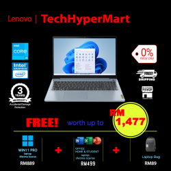 Lenovo IdeaPad 1 15ALC7 82R400EUMJ-24-1-W11P-EPP 15.6" Laptop/ Notebook (Ryzen 5 5500U, 24GB, 1TB, AMD Radeon, W11P, Off H&S)
