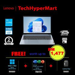 Lenovo IdeaPad 1 15ALC7 82R400EUMJ-24-W11P 15.6" Laptop/ Notebook (Ryzen 5 5500U, 24GB, 512GB, AMD Radeon, W11P, Off H&S)