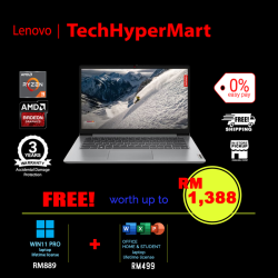 Lenovo IdeaPad 1 14AMN7 82VF0099MJ-1-W11P-EPP 14" Laptop/ Notebook (Ryzen 3 7320U, 8GB, 1TB, AMD Radeon, W11P, Off H&S)