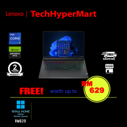 Lenovo Legion Pro 7 16IRX8H 82WQ00B8MJ 16" Laptop/ Notebook (i9-13900HX, 32GB, 1TB, NV RTX4090, W11H, 240Hz)
