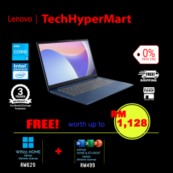 Lenovo IdeaPad Slim 3 14IAN8 82XA002MMJ-1-W11-EPP 14" Laptop/ Notebook (i3-N305, 8GB, 1TB, Intel, W11H, Off H&S)