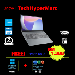 Lenovo IdeaPad Slim 3 15IAN8 82XB007GMJ-W11P 15.6" Laptop/ Notebook (i3-N305, 8GB, 512GB, Intel, W11P, Off H&S)