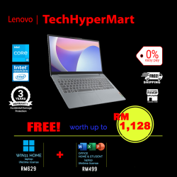 Lenovo IdeaPad Slim 3 15IAN8 82XB007GMJ-1-W11-EPP 15.6" Laptop/ Notebook (i3-N305, 8GB, 1TB, Intel, W11H, Off H&S)