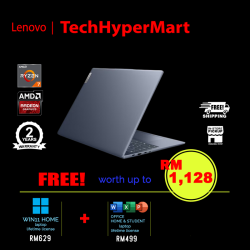 Lenovo IdeaPad Slim 5 16ABR8 82XG007HMJ 16" Laptop/ Notebook (Ryzen 7 7730U, 16GB, 512GB, AMD Radeon, W11H, Off H&S)