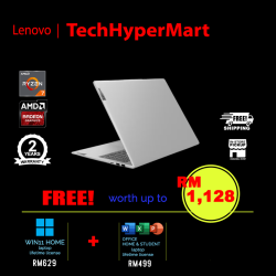 Lenovo IdeaPad Slim 5 16ABR8 82XG007JMJ 16" Laptop/ Notebook (Ryzen 7 7730U, 16GB, 512GB, AMD Radeon, W11H, Off H&S)