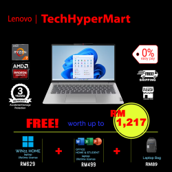 Lenovo IdeaPad Slim 5 Light 14ABR8 82XS002UMJ-1-W11-EPP 14" Laptop/ Notebook (Ryzen 7 7730U, 16GB, 1TB, AMD Radeon, W11H, Off H&S)