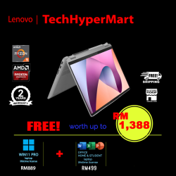 Lenovo IdeaPad Flex 5 14ABR8 82XX009TMJ-W11P 14" Laptop/ Notebook (Ryzen 5 7530U, 16GB, 512GB, AMD Radeon, W11P, Off H&S, Touchscreen)
