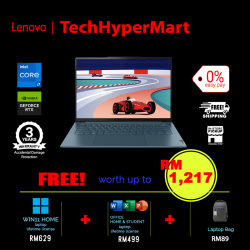 Lenovo Yoga Pro 7 14IRH8 82Y70099MJ-1-W11-EPP 14.5" Laptop/ Notebook (i7-13700H, 16GB, 1TB, NV RTX4050, W11H, Off H&S)