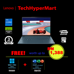 Lenovo Yoga Pro 7 14IRH8 82Y70099MJ-W11P 14.5" Laptop/ Notebook (i7-13700H, 16GB, 512GB, NV RTX4050, W11P, Off H&S)