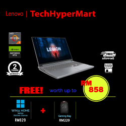 Lenovo Legion Slim 5 16APH8 82Y9009DMJ-24-W11 16" Laptop/ Notebook (Ryzen 7 7840HS, 24GB, 512GB, NV RTX4050, W11H, 165Hz)