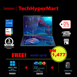 Lenovo Yoga Book 9 13IRU8 82YQ001HMJ-2-W11P-EPP 13.3" Laptop/ Notebook (i7-1355U, 16GB, 2TB, Intel Iris Xe, W11P, Off H&S, Touchscreen)