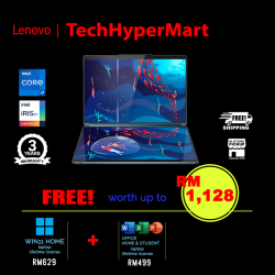 Lenovo Yoga Book 9 13IRU8 82YQ001HMJ 13.3" Laptop/ Notebook (i7-1355U, 16GB, 1TB, Intel Iris Xe, W11H, Off H&S, Touchscreen)