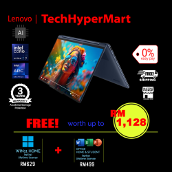 Lenovo Yoga 9 2-in-1 14IMH9 83AC005DMJ-2-W11-EPP 14" Laptop/ Notebook (Ultra 7 155H, 32GB, 2TB, Intel Arc, W11H, Off H&S, Touchscreen, AI Chip)