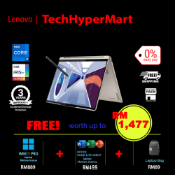 Lenovo Yoga 9 14IRP8 83B10014MJ-2-W11P-EPP 14" Laptop/ Notebook (i7-1360P, 16GB, 2TB, Intel Iris Xe, W11P, Off H&S, Touchscreen)