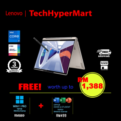 Lenovo Yoga 9 14IRP8 83B10014MJ-W11P 14" Laptop/ Notebook (i7-1360P, 16GB, 1TB, Intel Iris Xe, W11P, Off H&S, Touchscreen)