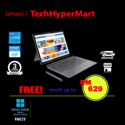 Lenovo IdeaPad Duet 5 12IRU8 83B30009MJ 12.4" Laptop/ Notebook (i5-1335U, 16GB, 512GB, Intel Iris Xe, W11H, Touchscreen)