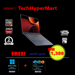 Lenovo IdeaPad Slim 5 14AHP9 83DB001JMJ-W11P 14" Laptop/ Notebook (Ryzen 7 8845HS, 16GB, 512GB, AMD Radeon, W11P, Off H&S)