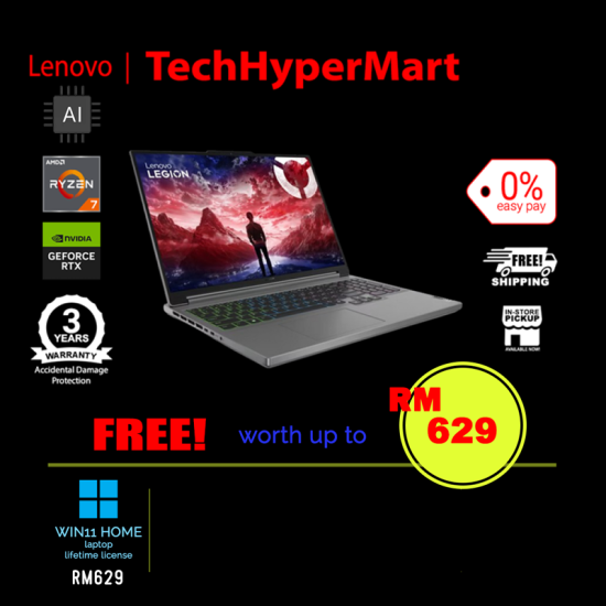 Lenovo Legion Slim 5 16AHP9 83DH000BMJ-48-2-W11-EPP 16" Laptop/ Notebook (Ryzen 7 8845HS, 48GB, 2TB, NV RTX4060, W11H, 165Hz, AI Chip) Lenovo Legion Slim 5 16AHP9 83DH000BMJ-48-2-W11-EPP 16" Laptop/ Notebook (Ryzen 7 8845HS, 48GB, 2TB, NV RTX4060, W11H, 165Hz, AI Chip)