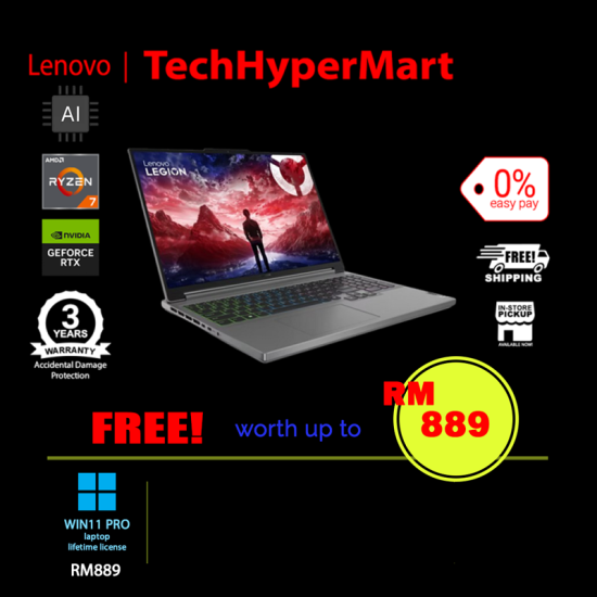Lenovo Legion Slim 5 16AHP9 83DH000BMJ-2-W11P-EPP 16" Laptop/ Notebook (Ryzen 7 8845HS, 16GB, 2TB, NV RTX4060, W11P, 165Hz, AI Chip) Lenovo Legion Slim 5 16AHP9 83DH000BMJ-2-W11P-EPP 16" Laptop/ Notebook (Ryzen 7 8845HS, 16GB, 2TB, NV RTX4060, W11P, 165Hz, AI Chip)