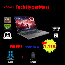 Lenovo Legion Slim 5 16AHP9 83DH000BMJ-64-W11P 16" Laptop/ Notebook (Ryzen 7 8845HS, 64GB, 1TB, NV RTX4060, W11P, 165Hz)