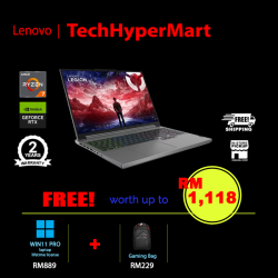 Lenovo Legion Slim 5 16AHP9 83DH000CMJ-32-W11P 16" Laptop/ Notebook (Ryzen 7 8845HS, 32GB, 1TB, NV RTX4070, W11P, 165Hz)