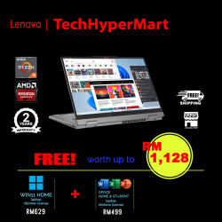 Lenovo IdeaPad 5 2-in-1 14AHP9 83DR0007MJ 14" Laptop/ Notebook (Ryzen 5 8645HS, 16GB, 512GB, AMD Radeon, W11H, Off H&S, Touchscreen, Pen)