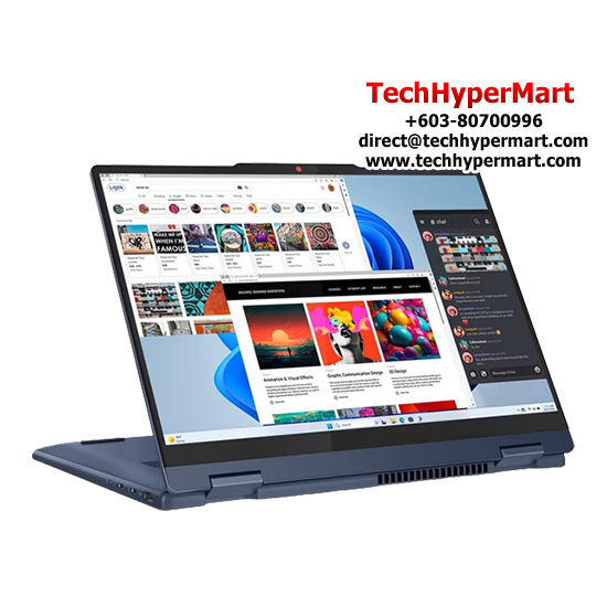 Lenovo IdeaPad 5 2-in-1 14AHP9 83DR0008MJ-1-W11-EPP 14" Laptop/ Notebook (Ryzen 7 8845HS, 16GB, 1TB, AMD Radeon, W11H, Off H&S, Touchscreen, Pen)