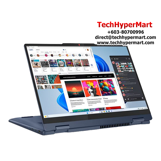 Lenovo IdeaPad 5 2-in-1 14AHP9 83DR0006MJ-1-W11-EPP 14" Laptop/ Notebook (Ryzen 5 8645HS, 16GB, 1TB, AMD Radeon, W11H, Off H&S, Touchscreen, Pen)