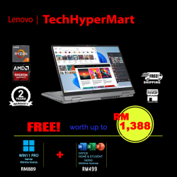 Lenovo IdeaPad 5 2-in-1 14AHP9 83DR0009MJ-W11P 14" Laptop/ Notebook (Ryzen 7 8845HS, 16GB, 512GB, AMD Radeon, W11P, Off H&S, Touchscreen, Pen)