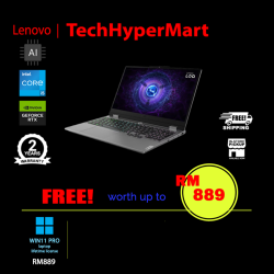 Lenovo LOQ 15IRX9 83DV01JTMJ-24-W11P 15.6" Laptop/ Notebook (i5-13450HX, 24GB, 512GB, NV RTX3050, W11P, 144Hz, AI)