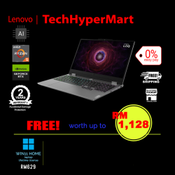 Lenovo LOQ 15AHP9 83DX00BEMJ-1-W11-EPP 15.6" Laptop/ Notebook (Ryzen 5 8645HS, 8GB, 1TB, NV RTX3050, W11H, 144Hz, AI Chip)