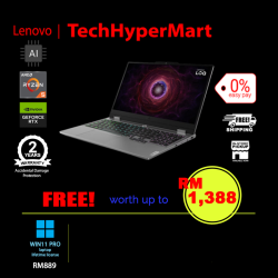 Lenovo LOQ 15AHP9 83DX00BEMJ-1-W11P-EPP 15.6" Laptop/ Notebook (Ryzen 5 8645HS, 8GB, 1TB, NV RTX3050, W11P, 144Hz, AI Chip)
