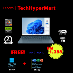 Lenovo Yoga Pro 7 14AHP9 83E30004MJ-W11P 14.5" Laptop/ Notebook (Ryzen 7 8845HS, 16GB, 1TB, NV RTX3050, W11P, Off H&S)
